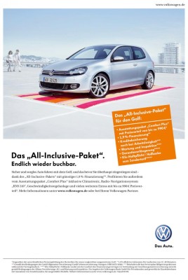 ''All-Inclusive''-Angebot von Volkswagen