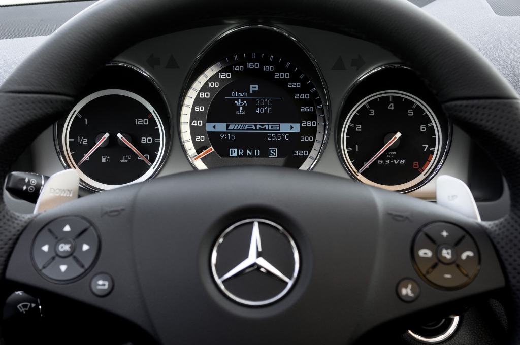 AMG Erfolgsmodell C 63 mit SLS-Genen