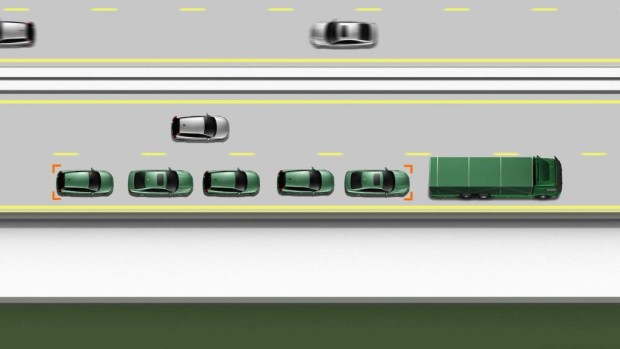 Forschungsprojekt: Autonome ''Auto-Züge'' auf der Autobahn 