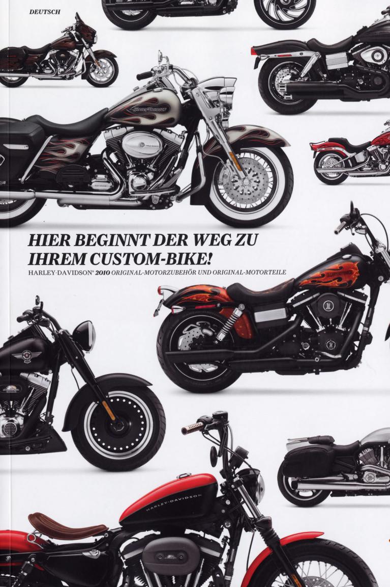 Harley-Davidson legt Bauteilekatalog 2010 auf 