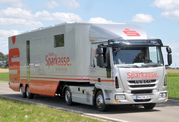 Iveco Eurocargo als rollende Sparkasse