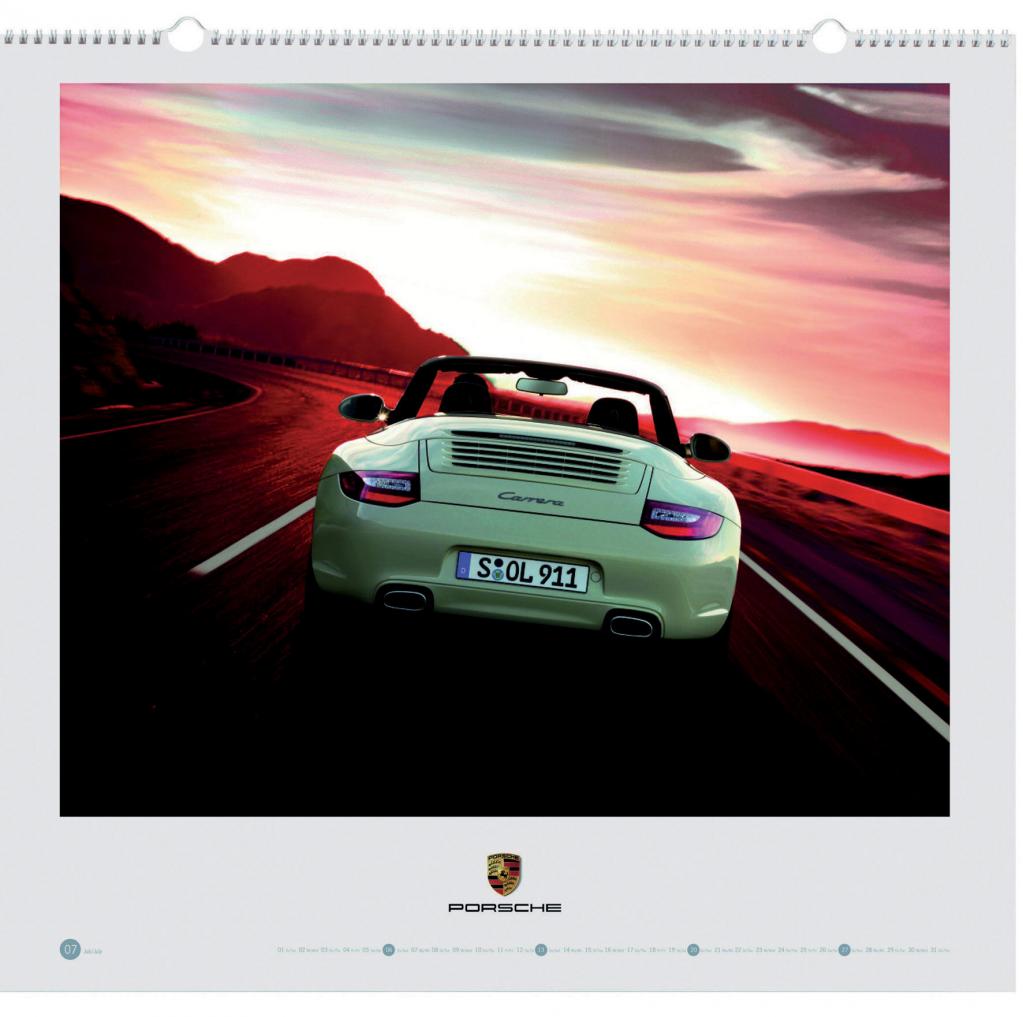 Mit Porsche-Kalender ins neue Jahr 