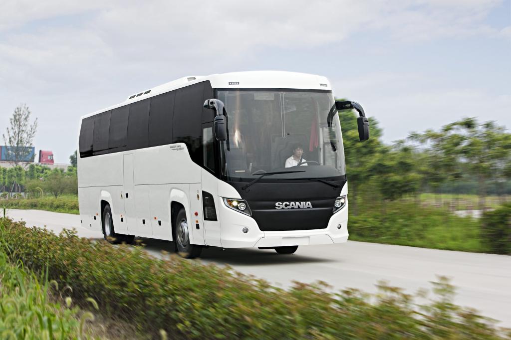 Neuer Reisebus von Scania 