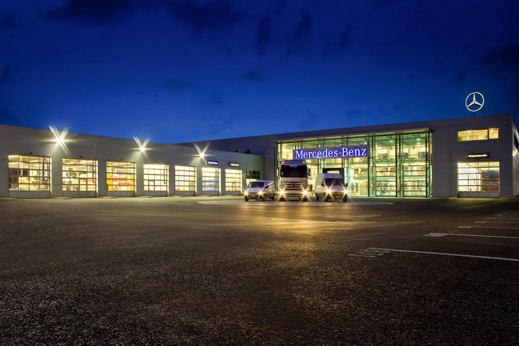 Neues Mercedes-Nutzfahrzeugzentrum in Berlin 