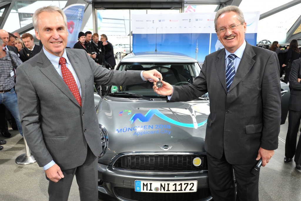 Olympia-Bewerbungsgesellschaft bekommt einen Mini E