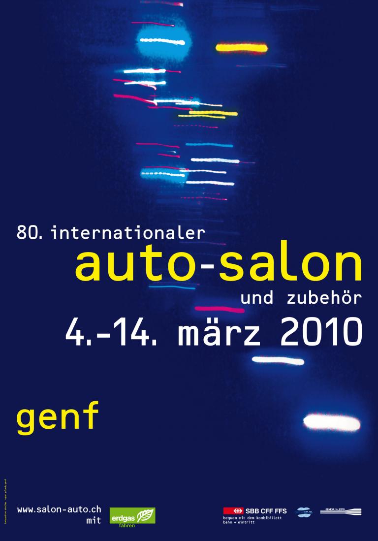 Plakat zum Genfer Salon vorgestellt 