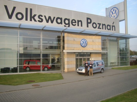 Rekord-Caddy mit Zwischenstopp im VW-Werk Poznan | Foto: auto.de/VW Nutzfahrzeuge