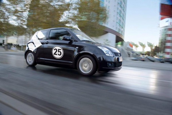 Suzuki Swift als ''25 Jahre Rock am Ring''-Kampagnenmodell 