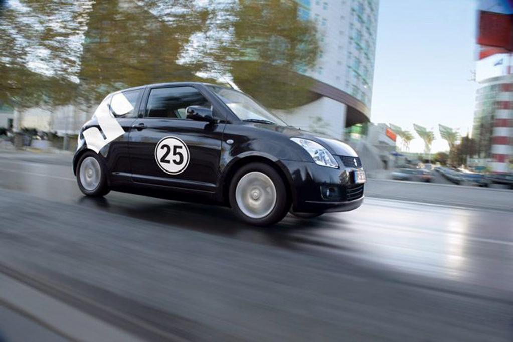 Suzuki Swift als ''25 Jahre Rock am Ring''-Kampagnenmodell 
