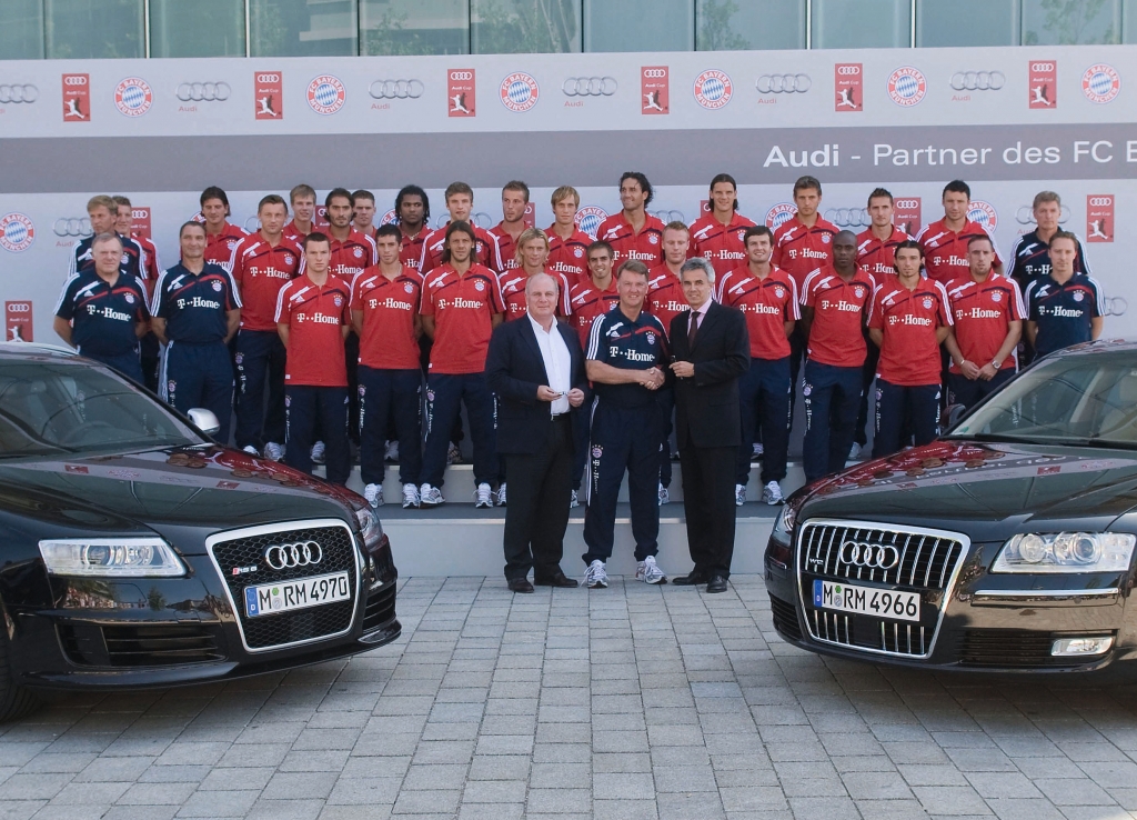 Audi steigt für 90 Millionen Euro beim FC Bayern München ein