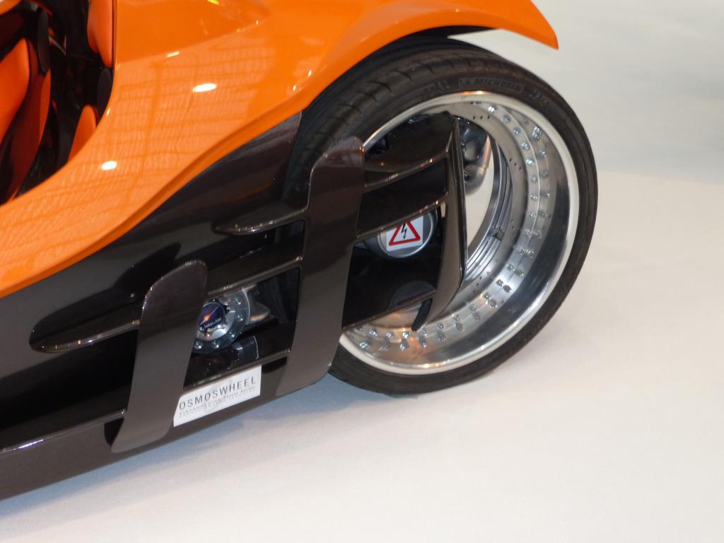 Essen Motor Show 2009: Sbarro Orbital Hybrid mit zwei Eelktromotoren und einem Verbennungsmotor von 150 PS.