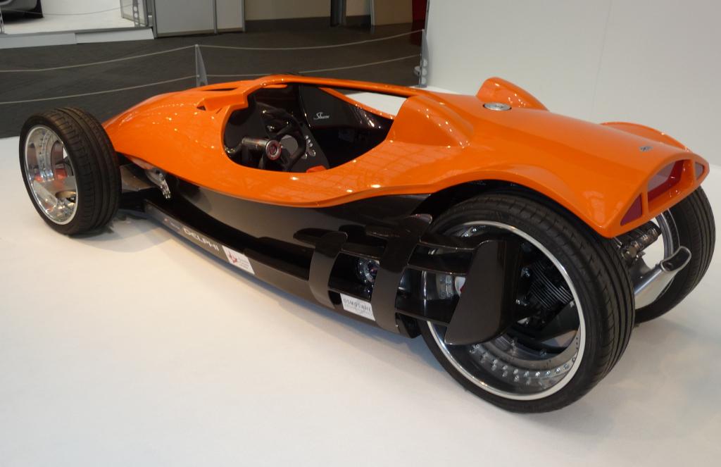 Essen Motor Show 2009: Sbarro Orbital Hybrid mit zwei Eelktromotoren und einem Verbennungsmotor von 150 PS.