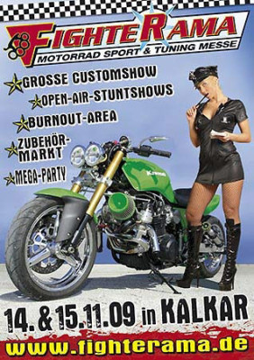 Fighterama 2009: Motorrad-Tuning-Messe jetzt in Kalkar 