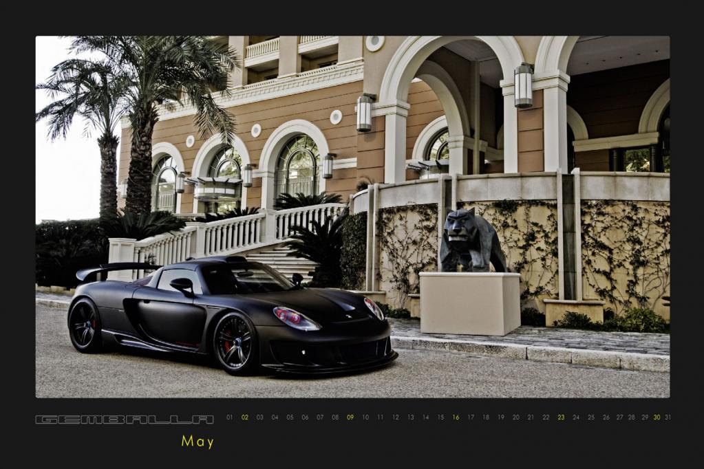 Gemballa-Kalender 2010 auf 2 000 Einheiten limitiert - Bild 2