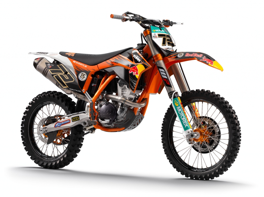 KTM 125 Concept.
KTM Duke 690 R.
KTM 350 SX-F.