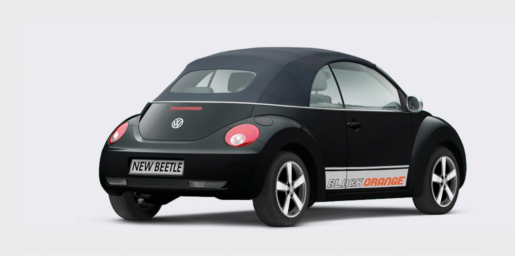 Knalliges Sondermodell des VW New Beetle 