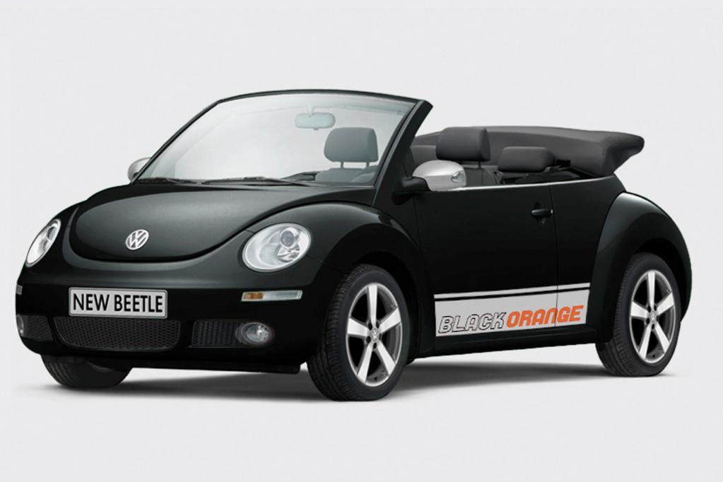 Knalliges Sondermodell des VW New Beetle 