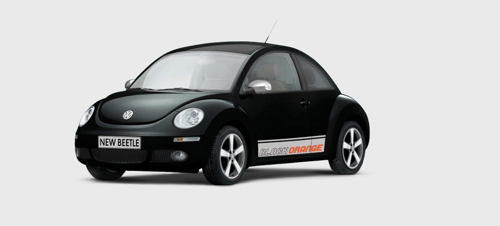 Knalliges Sondermodell des VW New Beetle 