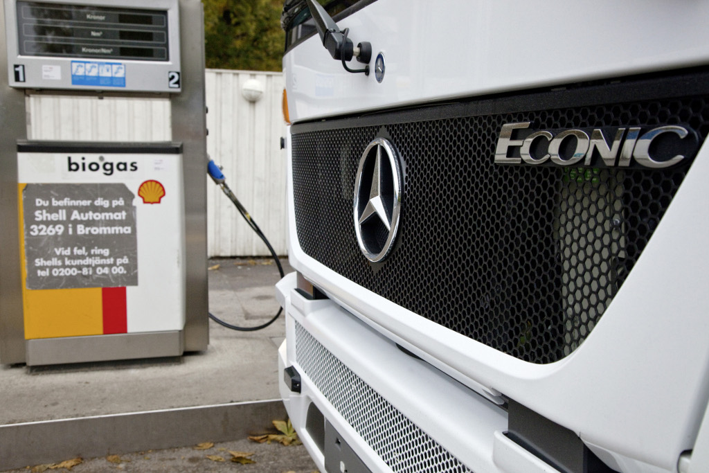 Mercedes-Benz Econic mit Gasantrieb: Marktführer im Biogasbereich 
