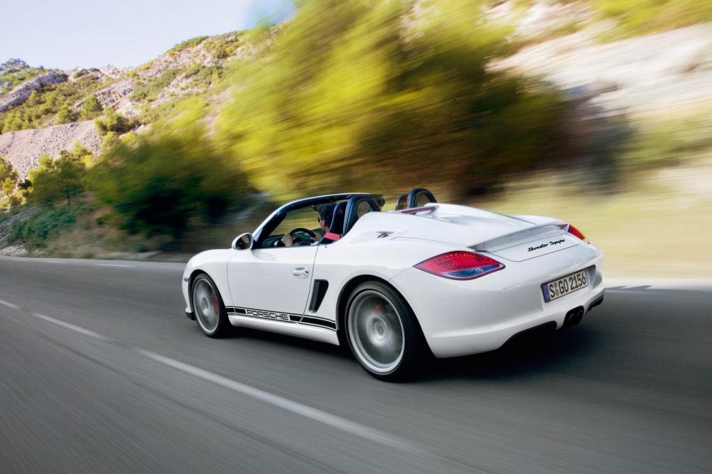 Porsche zeigt Boxster Spyder in LA 