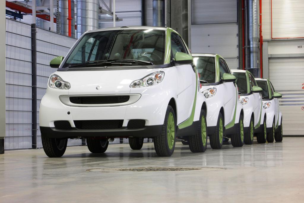 Produktionsstart für den smart fortwo electric drive
