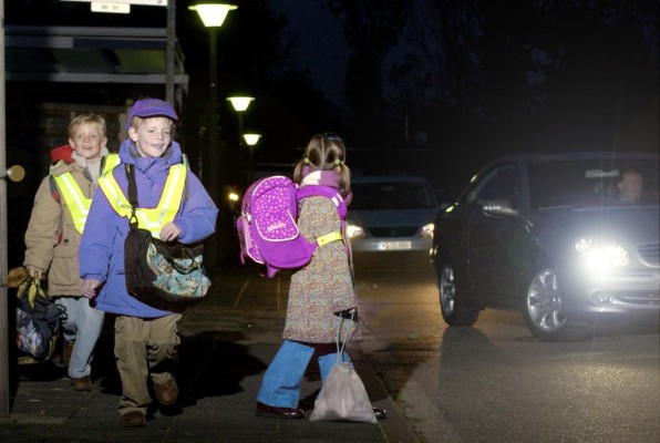So wird der Winter-Schulweg kindersicher