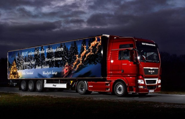 Weihnachtstrucks von MAN gehen wieder auf Tour 