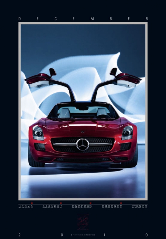 auto.de-Weihnachts-Gewinnspiel: Mercedes-Benz 300 SL Kalender 2010