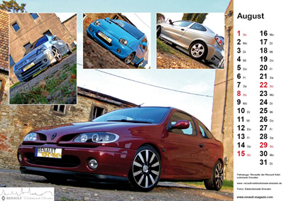 auto.de-Weihnachts-Gewinnspiel: Renault-Scene-Magazin Kalender 2010