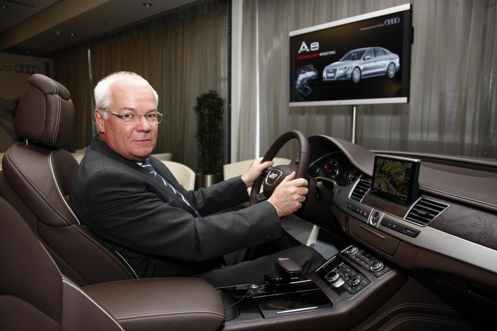 Audi A8 will ''Vorsprung durch Technik'' auf eigene Art demonstrieren