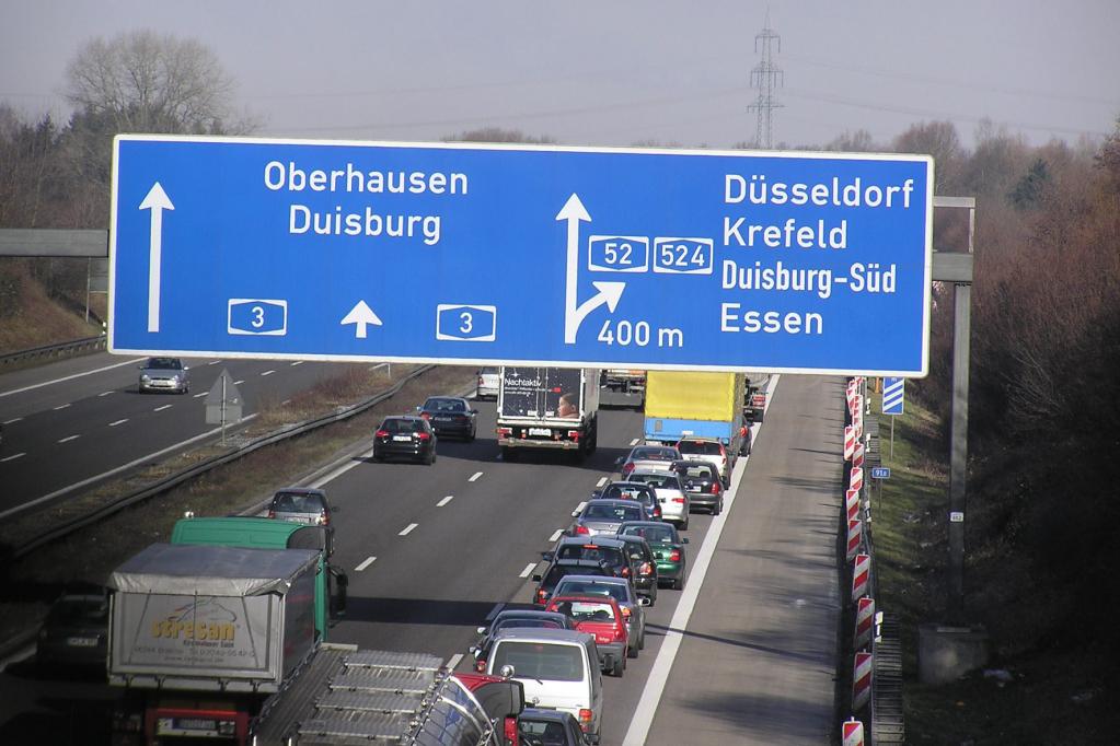 Autobahnen: In Essen besonders schneller Anschluss 