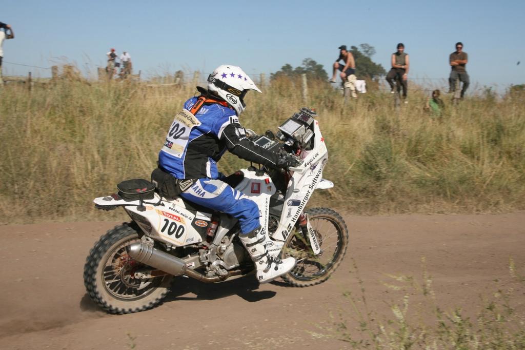 Christina Meier bei der Dakar 2009.