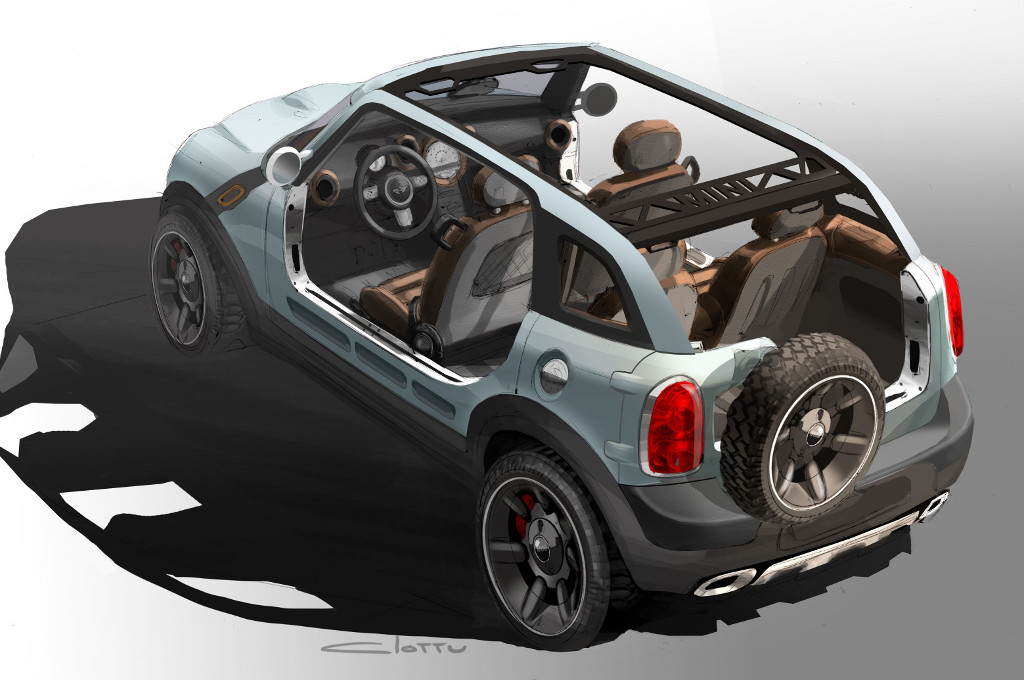 Detroit Motor Show 2010: Mini Beachcomber Concept – Türenloses High-Heels-Feeling
