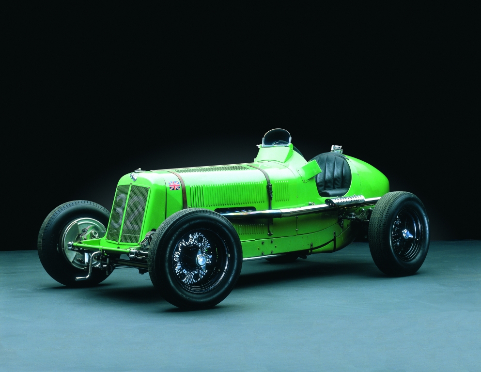 Ein Modell der Marke ERA (English Racing Automobiles) von 1934