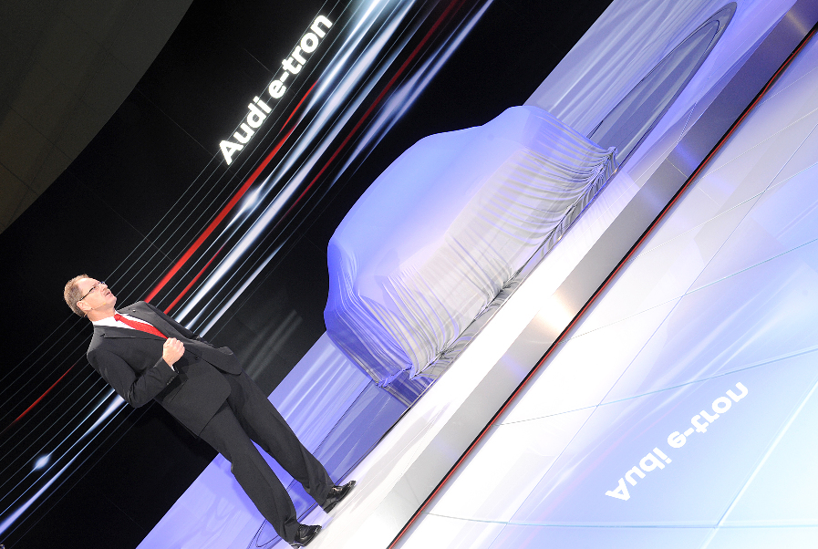 Johan de Nysschen, Chef von Audi of America bei der Audi-Präsentation. 