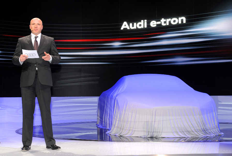 Johan de Nysschen, Chef von Audi of America bei der Audi-Präsentation. 