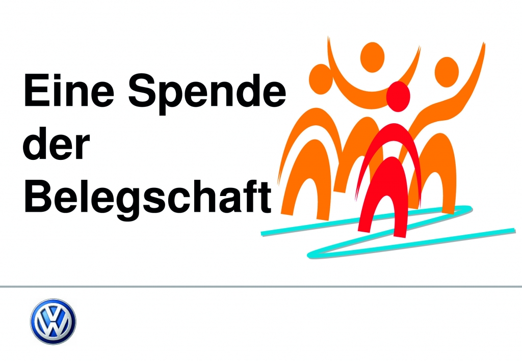 Logo Volkswagen Belegschaftsspende