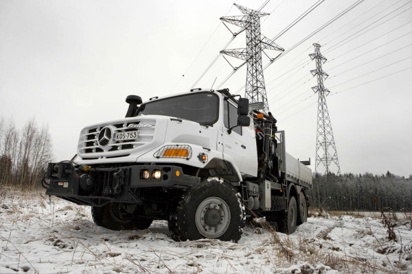 Mercedes-Benz liefert Zetros 6x6 an finnischen Energieversorger