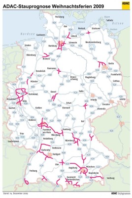 Ruhe oder Hochbetrieb: Auf den Autobahnen ist alles möglich