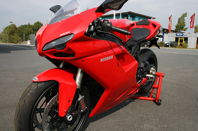 So schick kann man sein Motorrad in Szene setzen