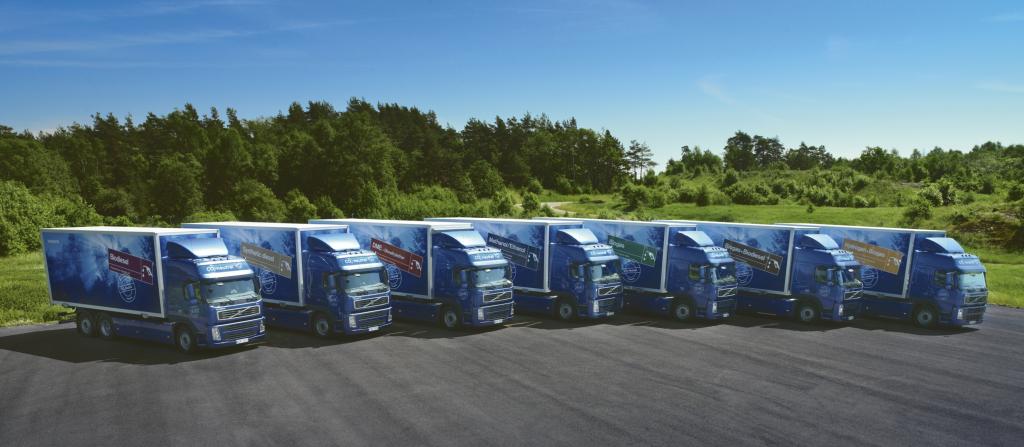 Volvo Trucks erprobt Lkw-Motoren mit Diesel und Methangas - Bild