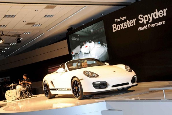 Weltpremiere in Los Angeles: Porsche Boxster Spyder