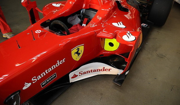 Alonso durfte f&uuml;r Ferrari testen: So sieht die neue Lackierung aus