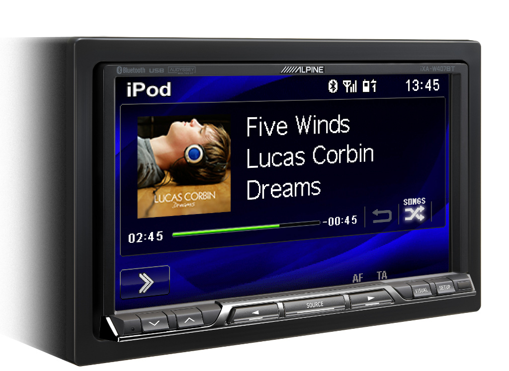 Alpine Electronics mit Lotsenpaket NVE-M300P und iXA-W407BT