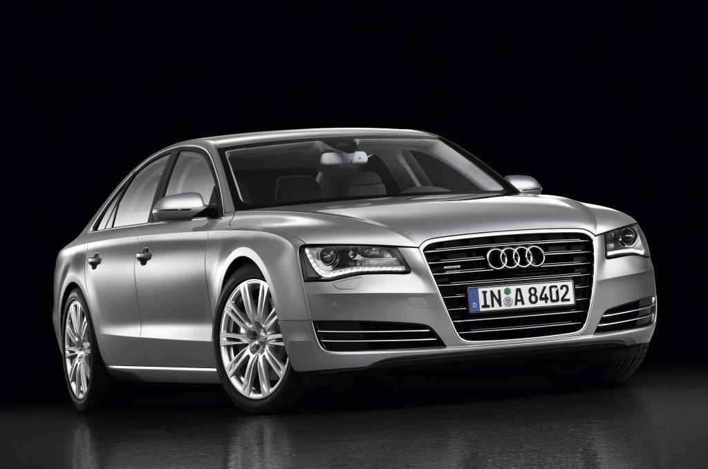 Audi A8 mit LED-Licht.