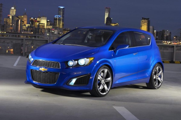 Chevrolet Aveo als Sportler in Detroit 