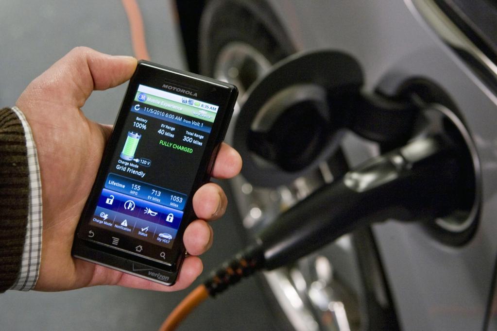 Das Handy wird zur Kommandozentrale des Elektroautos. 