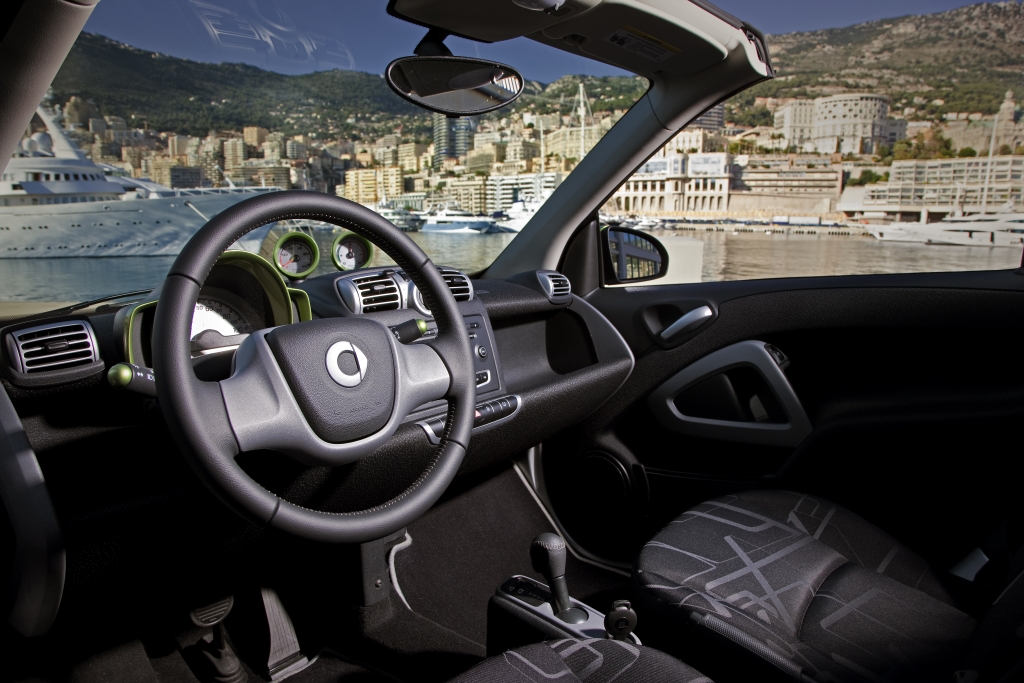 Das Innere des smart fortwo electric drive