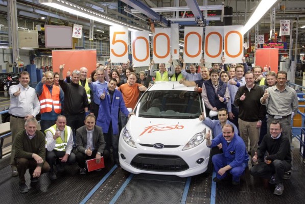 Der 500 000ste Ford Fiesta lief vom Band