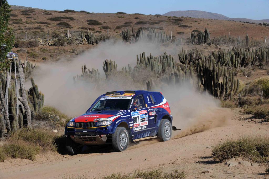 Der BMW X3 CC von Guerlain Chicherit und Kristina (Tina) Thörner.
